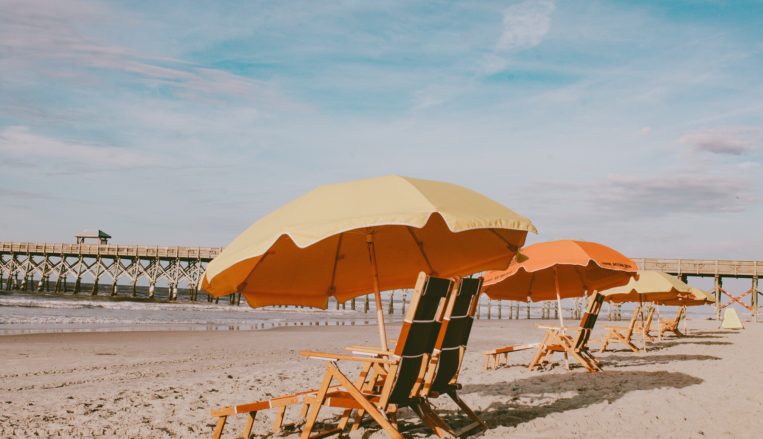 Beach Chairs on Folly Beach